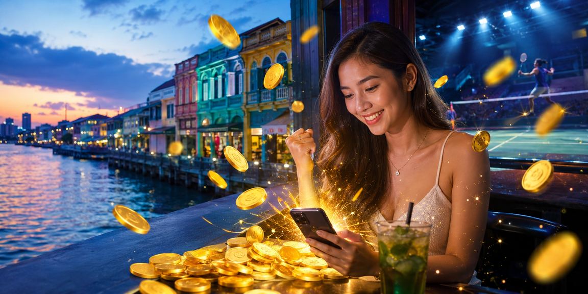 Pengguna Penang membuat deposit untuk bermain permainan meja kasino dalam talian e46 dan menikmati bonus platform